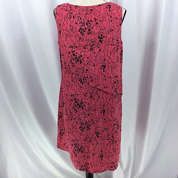 HABITAT Tank Dress Womens Size Large 100% Linen Sleeveless Sundress Floral - Picture 3 of 10